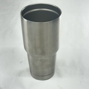 YETI Rambler 30 oz Tumbler Stainless Steel Silver No Lid Used